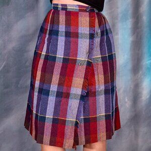 Vintage 60's SEARS BazaarPlaid Skirt
